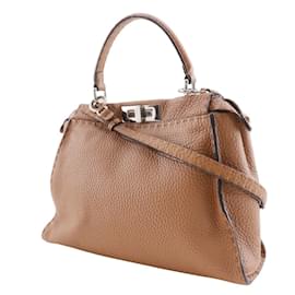 Fendi-Sac à main Fendi Peekaboo Regular-Marron