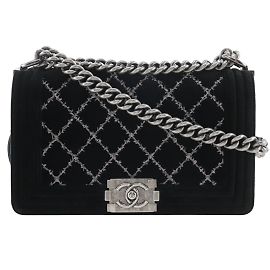 Borsa a Spalla Chanel Boy Chanel 25 Nero