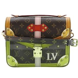 Louis Vuitton-Louis Vuitton Pochette Metis Shoulder Bag-Brown