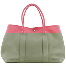 Hermès-Sac Tote PM Hermes Garden-Rose