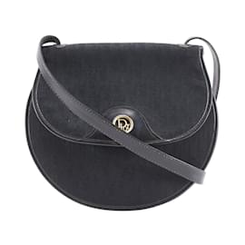Christian Dior-Christian Dior Dior Trotter Shoulder Bag-Black