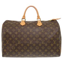 Sac à main Louis Vuitton Speedy 40 Monogram Marron Monogramme
