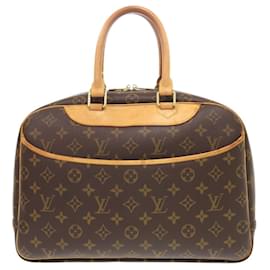 Louis Vuitton-Louis Vuitton Deauville Monogram Handbag-Brown,Monogram