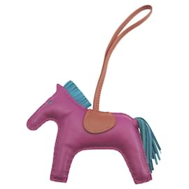 Hermès-Hermes Rodeo Charm GM Keyring-Red,Other