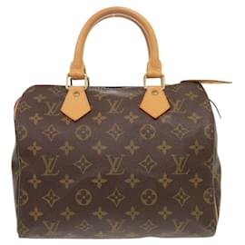 Louis Vuitton-Louis Vuitton Speedy 25 Monogram Handbag-Brown,Monogram
