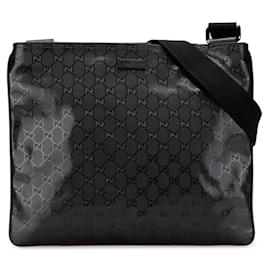 Gucci-Gucci GG Imprime Shoulder Bag-Olive green