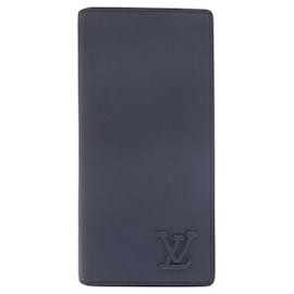 Louis Vuitton-Louis Vuitton Portefeuille Plaza Long Wallet-Navy blue