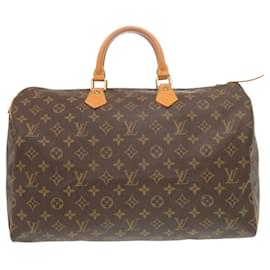 Louis Vuitton-Louis Vuitton Speedy 40 Monogram Handbag-Brown