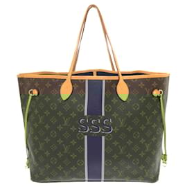 Louis Vuitton-Louis Vuitton Neverfull GM My LV Heritage Mon Monogram Tote Bag-Brown,Monogram
