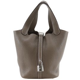 Hermès Hermes Picotin Lock 18 PM Handbag Taupe