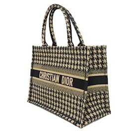 Christian Dior-Christian Dior Brown Cotton Tote Bag-Brown