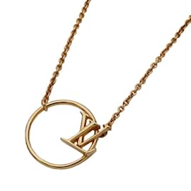 Louis Vuitton-Louis Vuitton Gold Plated Necklace-Golden