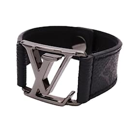 Louis Vuitton-Louis Vuitton Monogram Eclipse Charm Bracelet-Black,Monogram