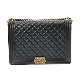 Chanel-Chanel Boy Chanel Chain Shoulder Bag-Black