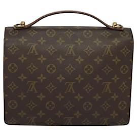 Louis Vuitton-LOUIS VUITTON Monogram Monceau 28 Hand Bag M51185 LV Auth BD1270-Monogram