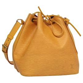 Louis Vuitton-LOUIS VUITTON Epi Petit Noe Shoulder Bag Yellow M44109 LV Auth BD1306-Yellow
