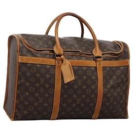 Louis Vuitton-LOUIS VUITTON Monogram Sackshan 55 Pet Carry M42021 LV Auth bs24066-Monogram