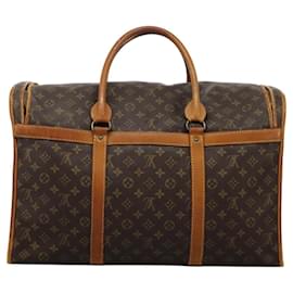 Louis Vuitton-LOUIS VUITTON Monogram Sackshan 55 Pet Carry M42021 LV Auth bs24066-Monogram