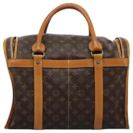 Louis Vuitton-LOUIS VUITTON Monogram Sac Chasseur 40 Pet Carry M41924 LV Auth 116631-Monogram