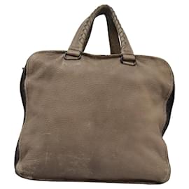 Autre Marque-BOTTEGA VENETA Business Bag Leather 2way Beige Auth fm4481-Beige