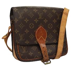 Louis Vuitton-LOUIS VUITTON Monogram Cartouchiere MM Shoulder Bag M51253 LV Auth bs23742-Monogram