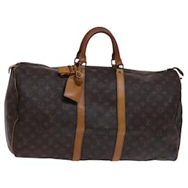 Louis Vuitton-LOUIS VUITTON Monogram Keepall 55 Boston Bag M41424 LV Auth 106759-Monogram