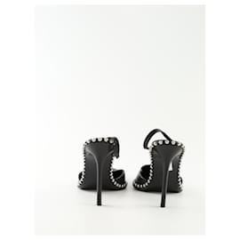 Alexander Wang-Leather heels-Black