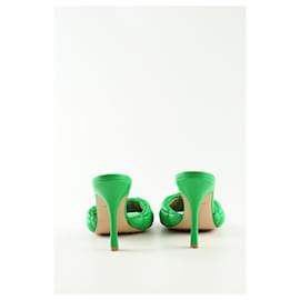 Bottega Veneta-Leather heels-Green