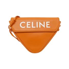 Céline-Celine Triangle Handbag 195903DCS-Orange
