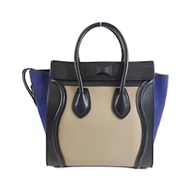 Céline-Celine Micro Luggage Handbag-Sand