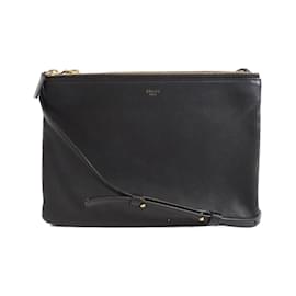 Céline-Celine Large Trio 171453ETA Shoulder Bag-Black