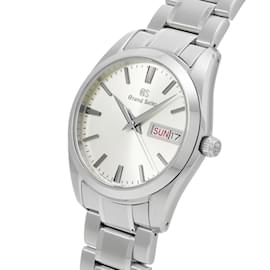 Grand Seiko-Grand Seiko Heritage Collection Quartz SBCT235 Silver Men's Watch-Silvery
