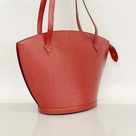 Louis Vuitton-Louis Vuitton Epi Saint Jacques Shoulder Bag-Red