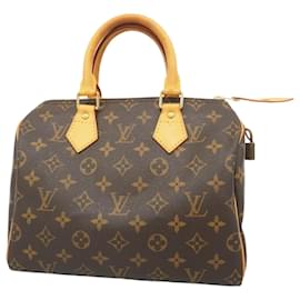 Louis Vuitton-Louis Vuitton Monogram Speedy 25 Handbag-Brown