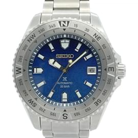 Seiko-Seiko Landmaster 8L35-01X0 Blue Dial Men's Watch-Other