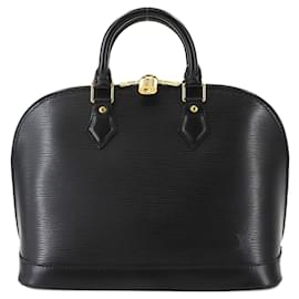 Louis Vuitton-Louis Vuitton Epi Alma PM Handbag-Black