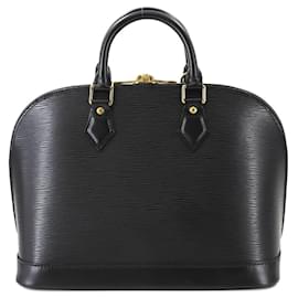 Louis Vuitton-Louis Vuitton Epi Alma PM Handbag-Black