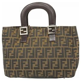 Fendi-Sac à main Fendi marron Zucca-Marron