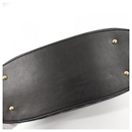 Céline-Celine Handbag in Coated Canvas-Brown,Black