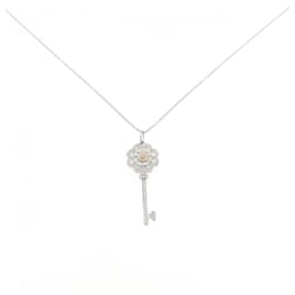 Tiffany & Co-Tiffany Rose Key Necklace-Other