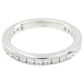 Tiffany & Co-Tiffany Platinum Diamond Band Ring-Other