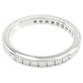 Tiffany & Co-Tiffany Platinum Diamond Band Ring-Other