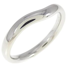 Tiffany & Co-Tiffany Curved Platinum Band Ring-Other