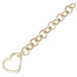 Tiffany & Co-Tiffany Round Link Heart Clasp Bracelet-Other