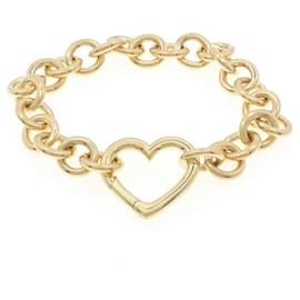 Tiffany & Co-Tiffany Round Link Heart Clasp Bracelet-Other