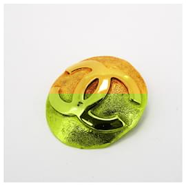 Chanel-Chanel Gold Plated Brooch-Golden