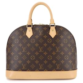 Louis Vuitton-Louis Vuitton Monogram Alma MM Handbag-Brown,Monogram