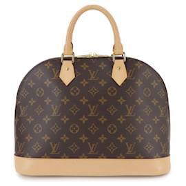 Louis Vuitton-Louis Vuitton Monogram Alma MM Handbag-Brown,Monogram