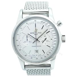 Breitling-Breitling Transocean 1310 Silver Dial Men's Watch-Other