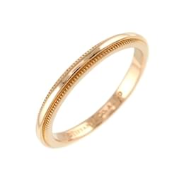 Tiffany & Co-Tiffany & Co. Milgrain Band Ring in Pink Gold-Golden